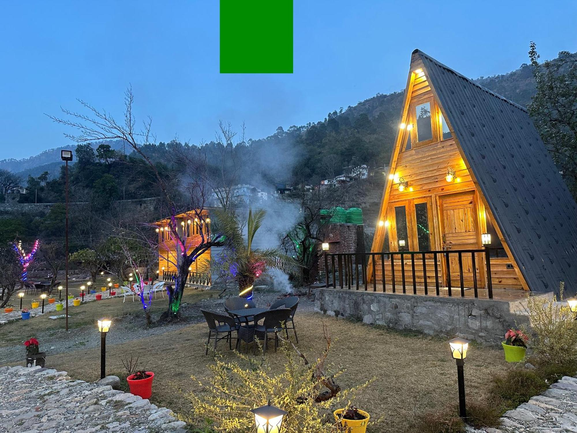 Cabana Riverside Resort - Kainchi Dham Nainital Bagian luar foto